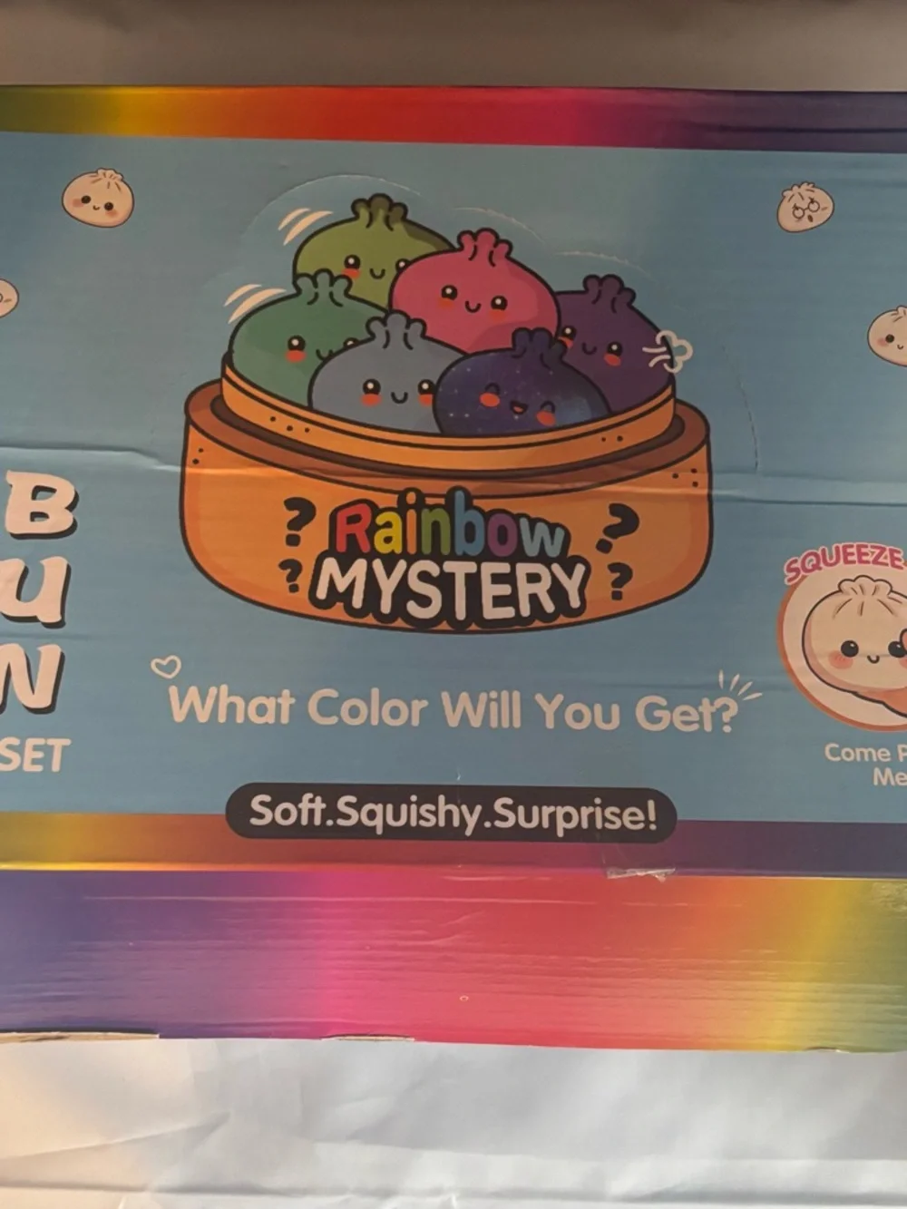 12 Count Mini Rainbow Mystery Soft Squishy Surprise